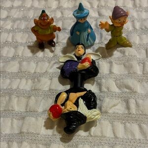 Disney Magical Character Figurine Collection - Black, Blue, Red